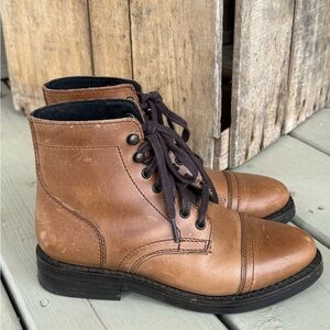Thursday Boot Company Brown Ankle Boots with Durable Sole
